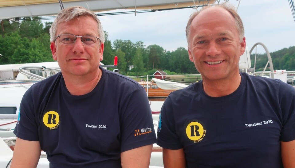 RASKEST: Øyvind og Morten Knudsen i First 34.7 «Lethe» tok en suveren seier i årets Færder, nesten 30 minutter for neste båt på korrigert tid.