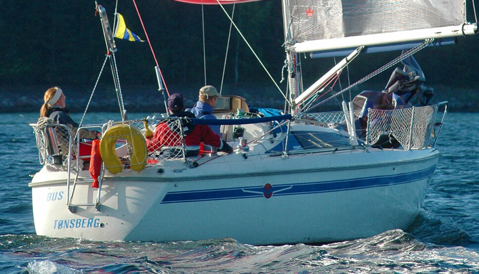 FENIX: Et ypperlig valg for førstegangs seilbåtkjøpere. Båten på bildet er en tidlig utgave med bred stripe.
