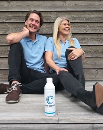 GRÛNDERE: Thomas Garnes og Sølvi Hjelmeland står bak Eco Clean GRÛNDERE: Thomas Garnes og Sølvi Hjelmeland står bak Eco Clean