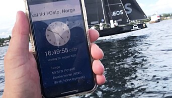 KLOKKES INN: Dyna fyr passeres på rekordtid. KLOKKES INN: Dyna fyr passeres på rekordtid.