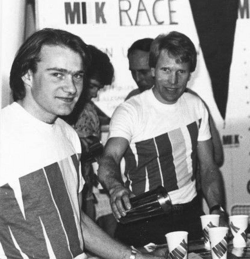 80-Tallet: Leif W. Erichsen var med å arrangere MILK-festival som samlet brettseilere fra hele Norge.