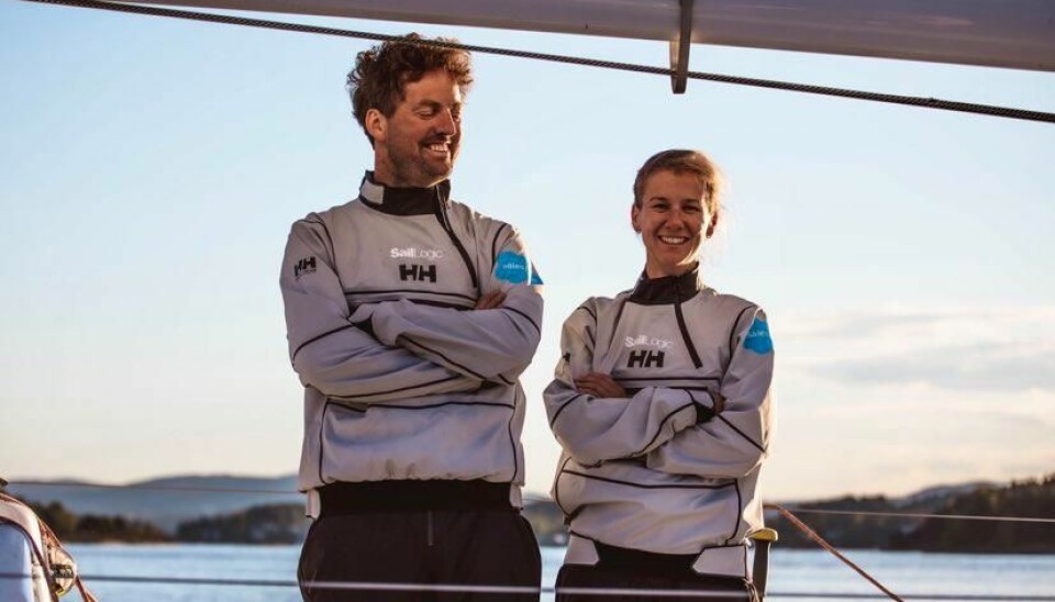 STERK DUO: Anette Melsom Myhre og Morten Christensen må seile godt for at Anette skal kunne bli Årets shorthanded-seiler 2020.