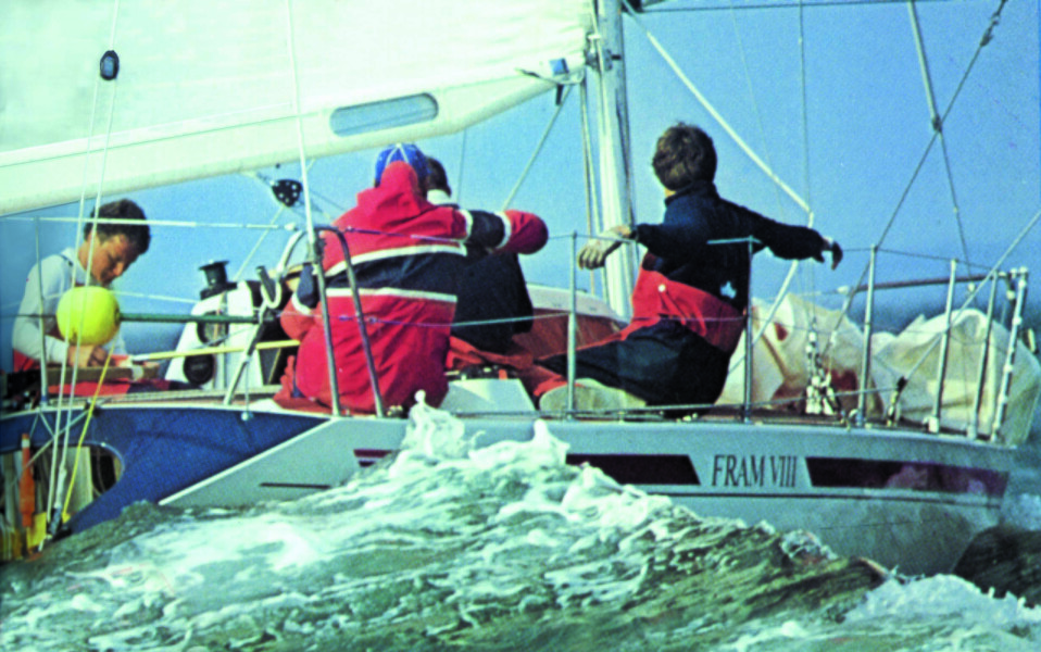 1983: «Fram VIII» tok en fjerdeplass på Hankø, og ble slått av tre franske båter.