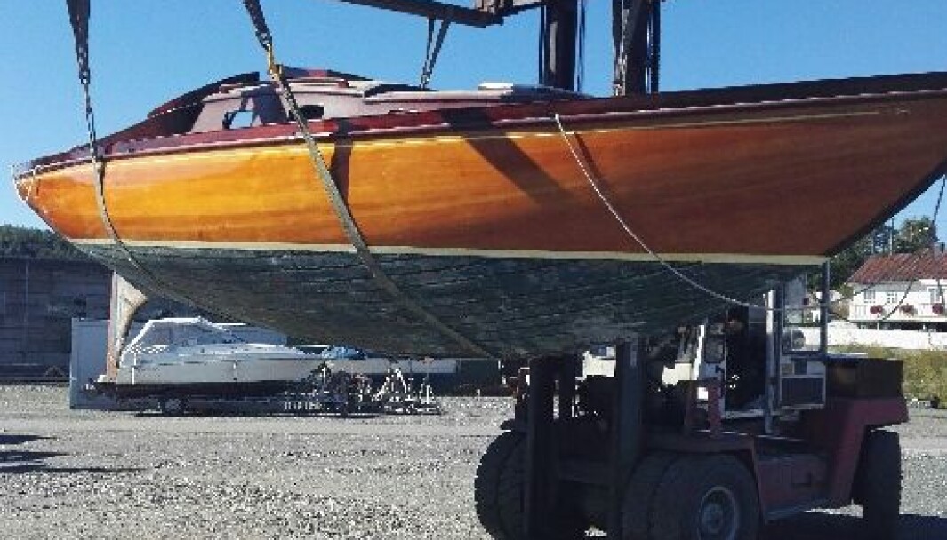NORSK: «Skawbelle» er konstruert og bygget i Norge. Nå blir den restaurert for annen gang. NORSK: «Skawbelle» er konstruert og bygget i Norge. Nå blir den restaurert for annen gang.