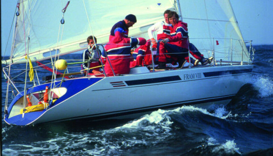 1983: «Fram VIII» ble kostruert av Eivind Amble, men bygget i Finland.