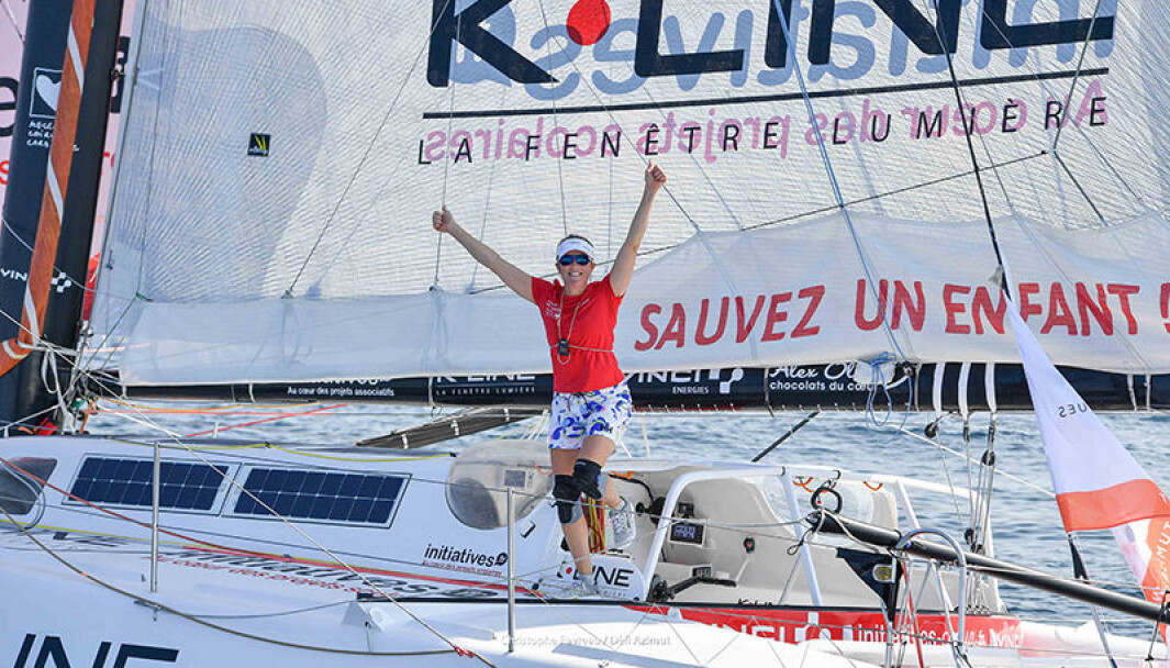 RASK: Sam Davis ble beste utlending og tok sølv i Defi Azimut. Det gjør at hun blir en av favorittene til Vendee Globe RASK: Sam Davis ble beste utlending og tok sølv i Defi Azimut. Det gjør at hun blir en av favorittene til Vendee Globe