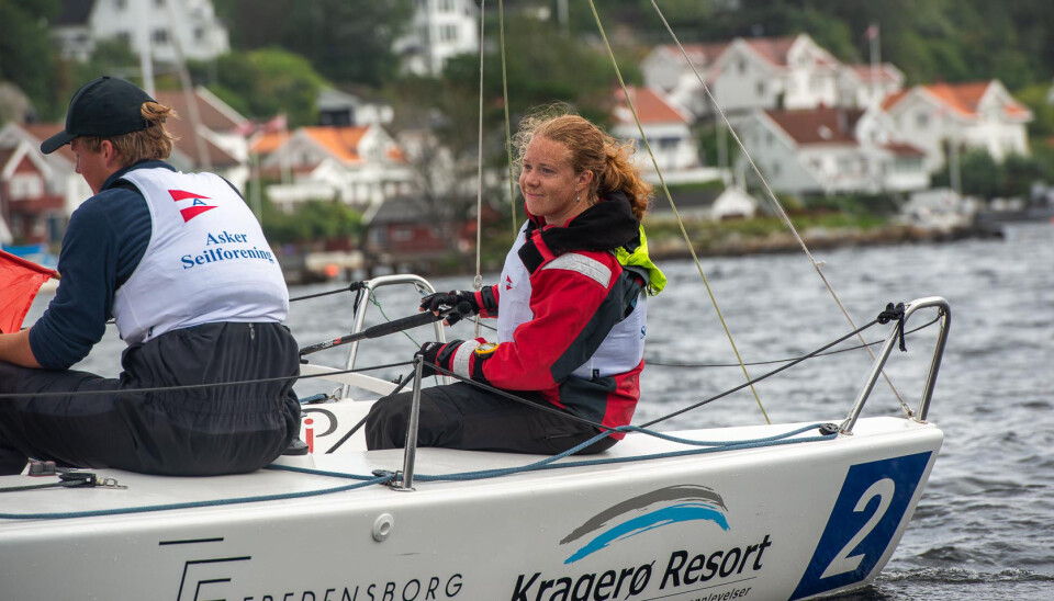 SPORTSBÅT: Marthe Bjerkåsholmen har solid ligaerfaring i J/70 og seiler sammen med Pål Terje Christensen som på sin side har lang shorthanded-erfaring. Det kan bli en god miks. SPORTSBÅT: Marthe Bjerkåsholmen har solid ligaerfaring i J/70 og seiler sammen med Pål Terje Christensen som på sin side har lang shorthanded-erfaring. Det kan bli en god miks.