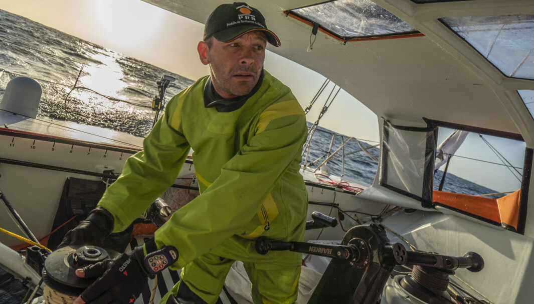 Kevin Escoffier med North Sails seiltøy i Vendee Globe Kevin Escoffier med North Sails seiltøy i Vendee Globe