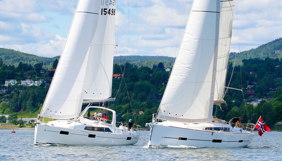 TEST: Vi testet Oceanis 41.1 mot Dufour 412 fra Leangbukta. TEST: Vi testet Oceanis 41.1 mot Dufour 412 fra Leangbukta.