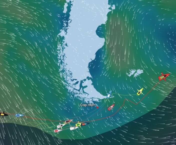 KRYSS: Om to døgn får Vendee Globe-seilerne kryss nordover. KRYSS: Om to døgn får Vendee Globe-seilerne kryss nordover.