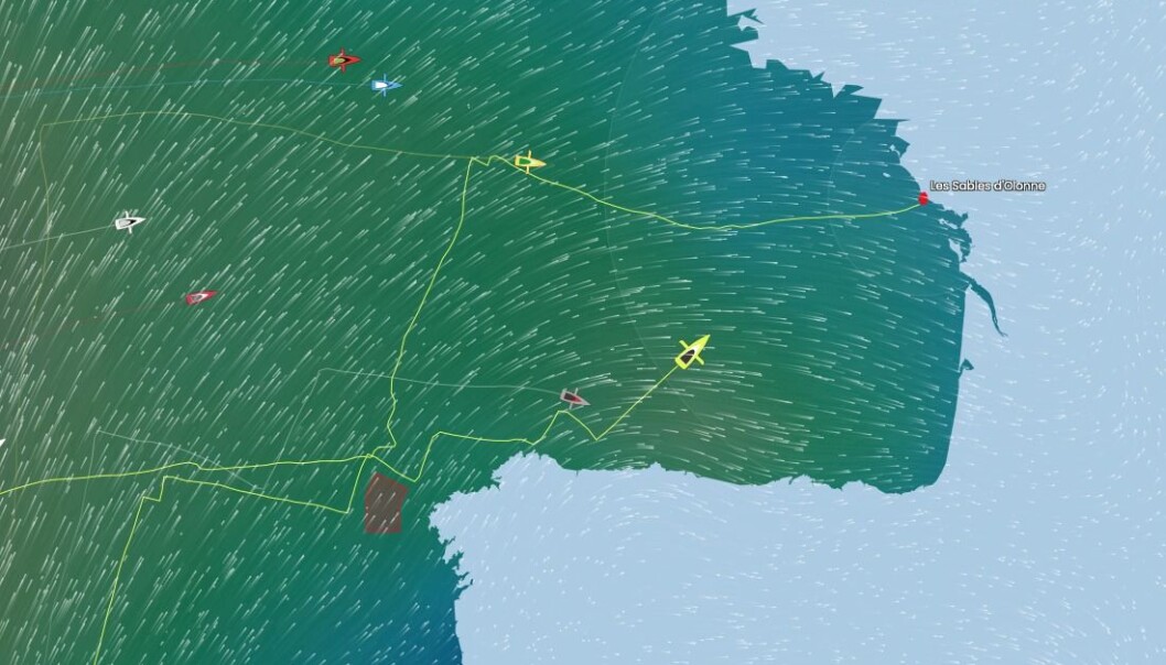 INNSPURT: Dalin har kortest vei mot mål, og kommer fra sydvest, mens Burton kommer fra vest-nordvest. INNSPURT: Dalin har kortest vei mot mål, og kommer fra sydvest, mens Burton kommer fra vest-nordvest.