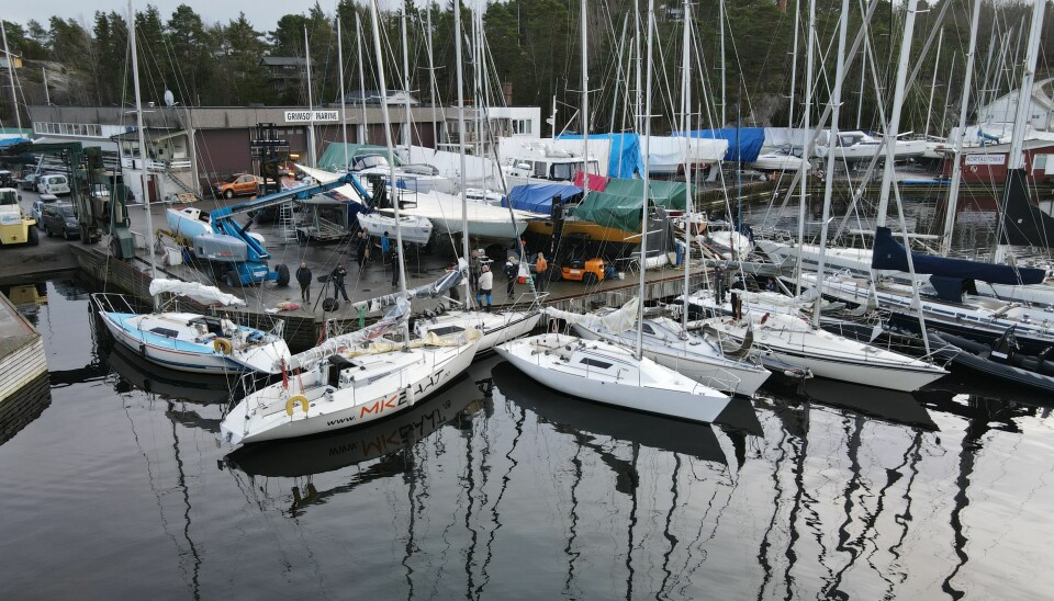 ØSTFOLD: Miljøet er samlet på Grimsøy, ikke langt fra Sarpsborg Seilforening.