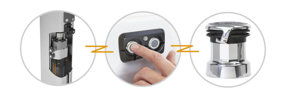 TRYKKNAPP: SEL-bus systemet koordinerer kreftene på rullesystemene slik at håndteringen foregår sikkert.