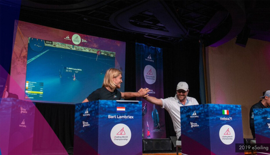 VM I E-SEILING: VM-finalen i e-seiling 2019 foregikk 'live' på Bermuda.
