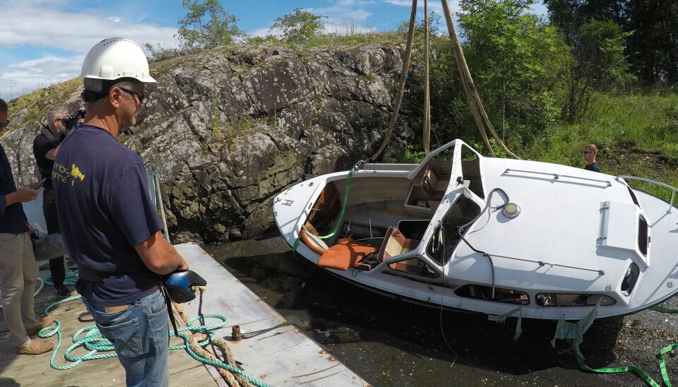 LETTVINT: Lettere å overlate vraket til det offentlige enn å håndtere det selv, sier en oppgitt Kjetil Svelland i Kambo Marine som i 2020 samlet inn 260 tonn båtvrak fra Oslofjorden.