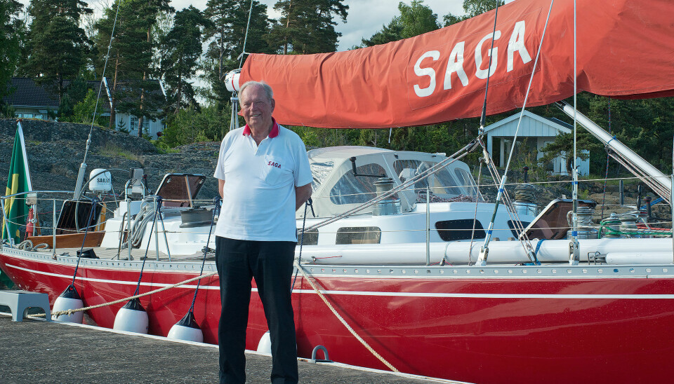LANGT KJÆRLIGHETSFORHOLD: Erling Lorentzen har eid «Saga» siden 1971, som er båten i hans hjerte.