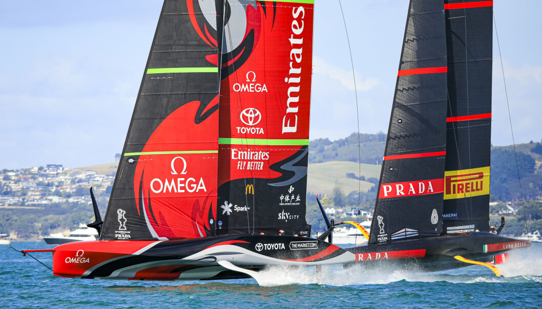 Race Day 5 Emirates Team New Zealand, Luna Rossa Prada Pirelli Team Race Day 5 Emirates Team New Zealand, Luna Rossa Prada Pirelli Team