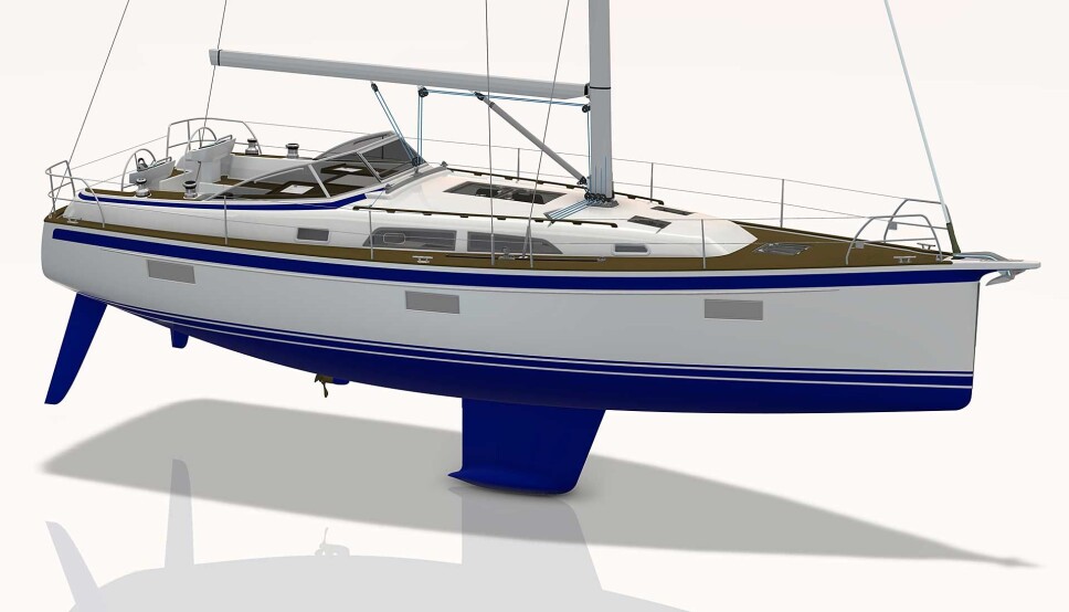 Ny 40 fots aktersittbrunnsmodell – Hallberg-Rassy 400