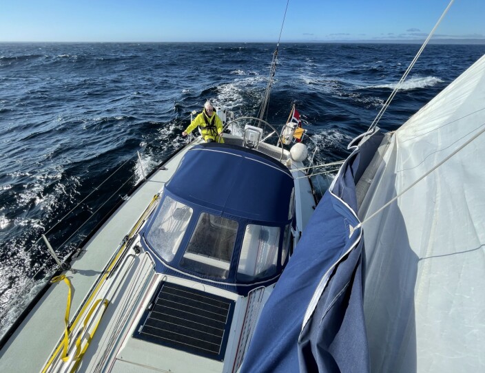 SOL: Det ble to raske etapper fra Kristiansand til Verdens Ende, begge med snittfart på rundt 8 knop. SOL: Det ble to raske etapper fra Kristiansand til Verdens Ende, begge med snittfart på rundt 8 knop.
