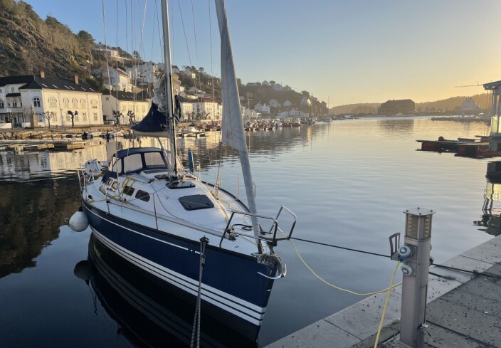 MORGENSTUND: Risør i soloppgang. MORGENSTUND: Risør i soloppgang.