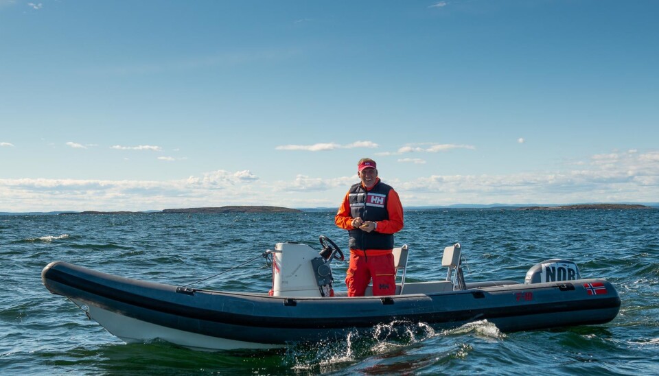 I RIB: Hvor mange timer Espen Guttormsen har tilbrakt i en RIB til glede for norske seilere, har han neppe tall på selv. I RIB: Hvor mange timer Espen Guttormsen har tilbrakt i en RIB til glede for norske seilere, har han neppe tall på selv.