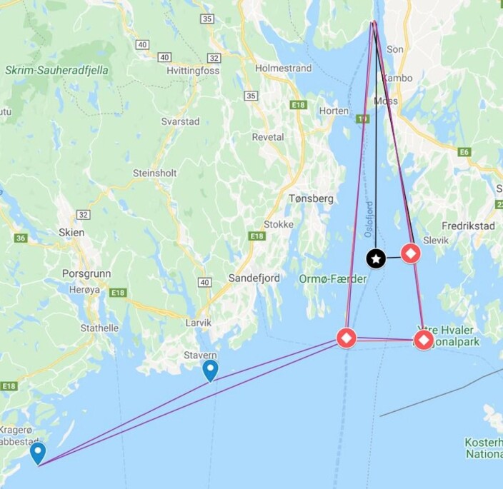 BANER: Du kan velge mellom tre banelengder og familie, single- eller doubbelhanded-klasse. BANER: Du kan velge mellom tre banelengder og familie, single- eller doubbelhanded-klasse.