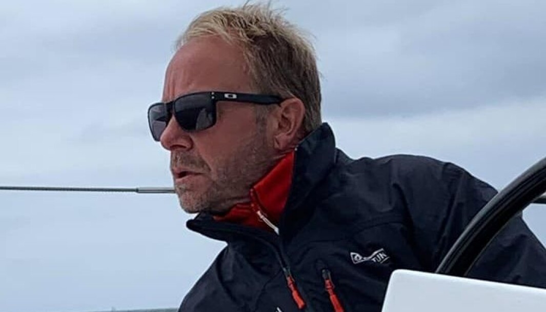 Claaes Eliasson styrer skuta i medvind Claaes Eliasson styrer skuta i medvind