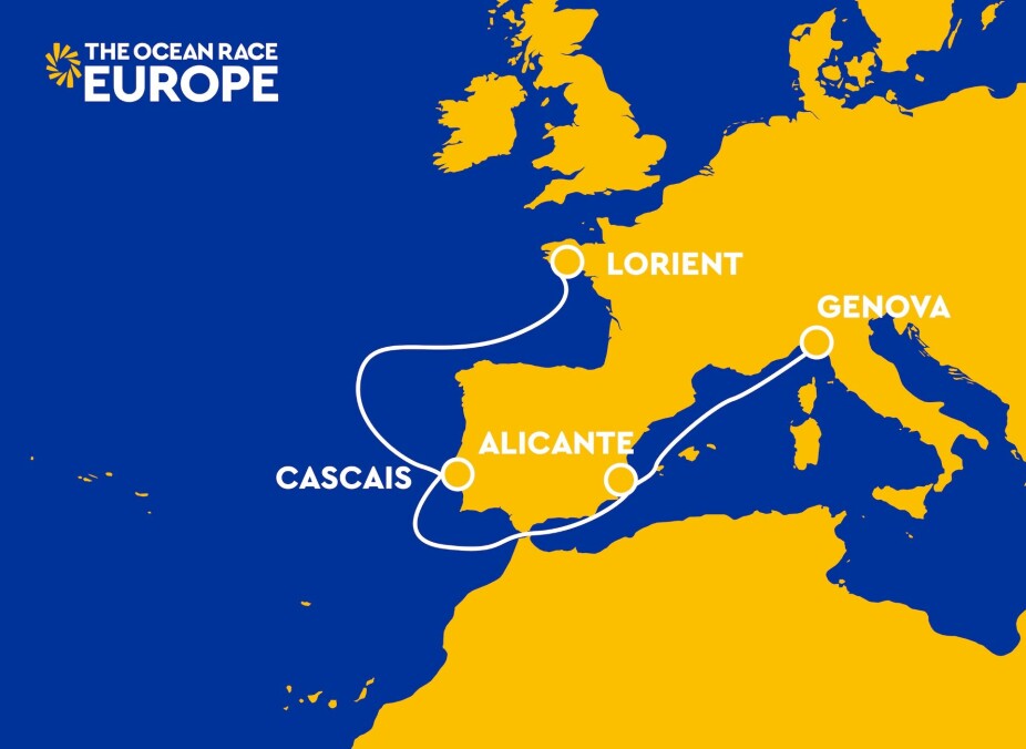 BANE: The Ocean Race Europe går desseverre i sydlige del av Europa.