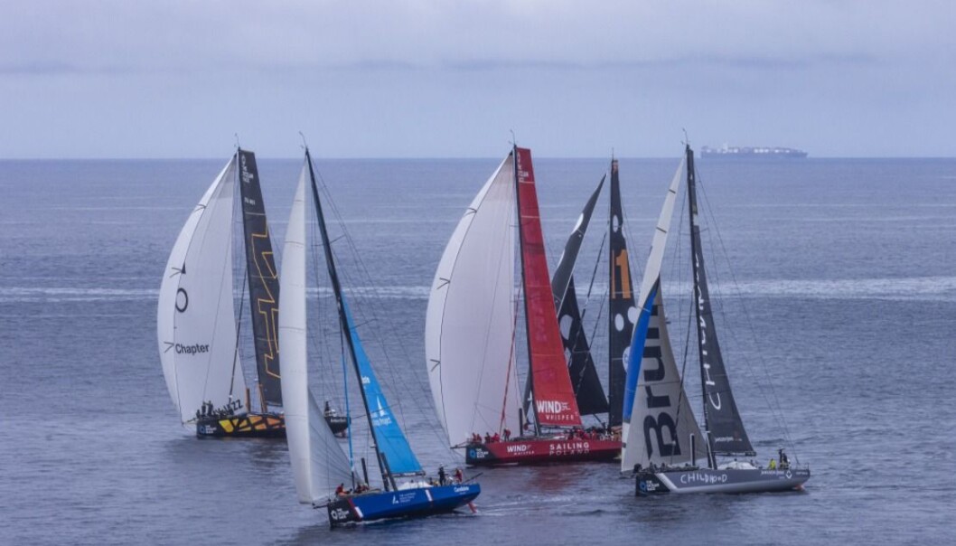 Målgang i Ocean Race Europe Målgang i Ocean Race Europe
