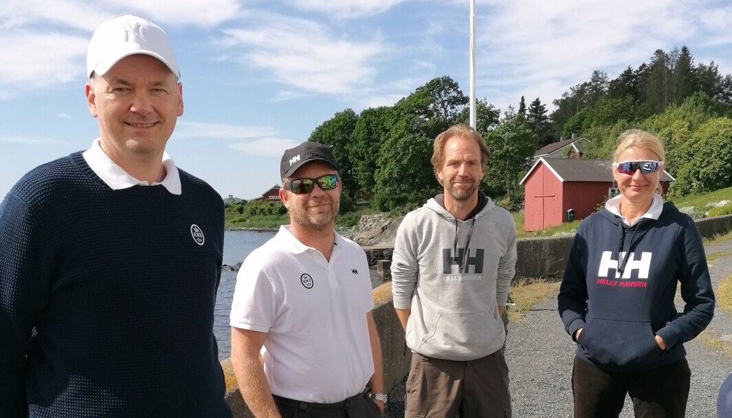 KNS arrangørteam Christian Ruscetta, Anders Kristensen, Karl Kjørstad og Vibeke Linderoth Grenness var ansvarlig for vellykket gjennomføring av årets Fæderserilas KNS arrangørteam Christian Ruscetta, Anders Kristensen, Karl Kjørstad og Vibeke Linderoth Grenness var ansvarlig for vellykket gjennomføring av årets Fæderserilas