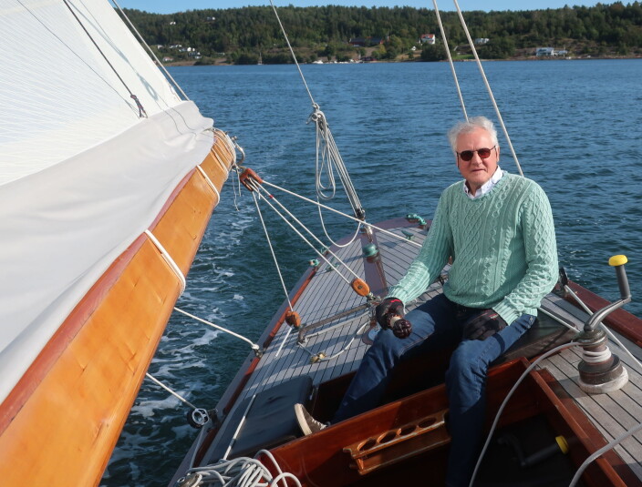 EIER: Gustav Martinsen kjøpte klassikeren på impuls på midten av 90-tallet. Det ble en lang vei å få henne i den standen hun er i dag. EIER: Gustav Martinsen kjøpte klassikeren på impuls på midten av 90-tallet. Det ble en lang vei å få henne i den standen hun er i dag.