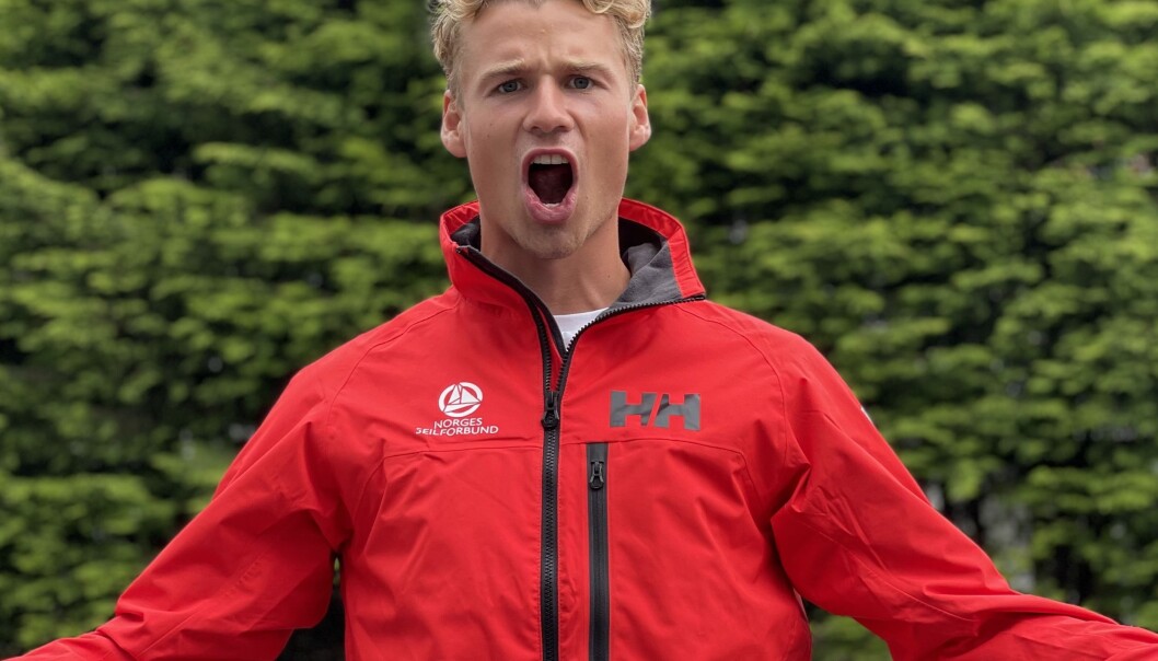 Så glad ble Endre Funnemark da OL plassen ble klar Så glad ble Endre Funnemark da OL plassen ble klar