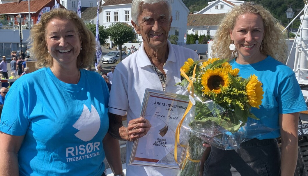 Risør Trebåtfestival: Eivind Amble mottok hedersprisen for 2021