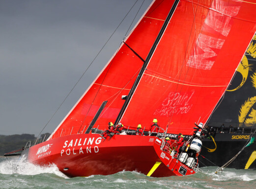 VO65: «Sailing Poland» gjør det sterkt. VO65: «Sailing Poland» gjør det sterkt.