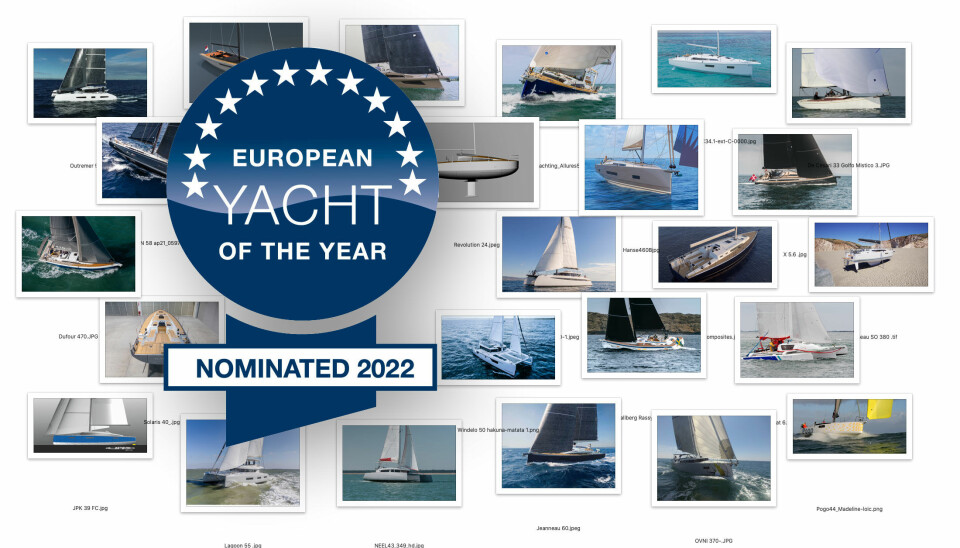 UTVALGTE: 25 nye båter er nominert til Årets Båt i Europa 2022