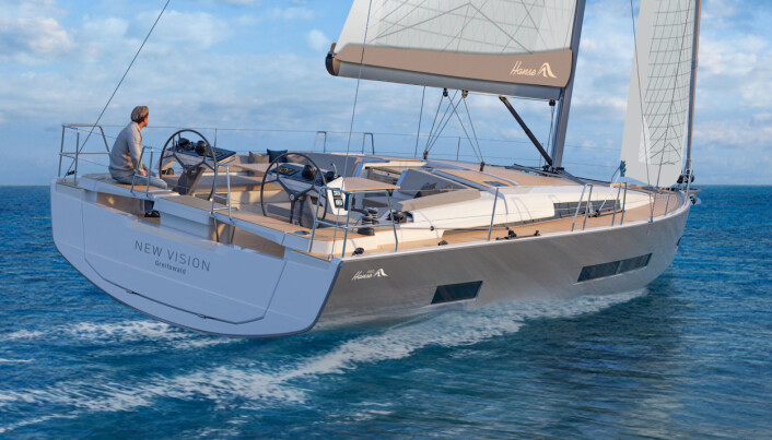 REVOLUSJON: Hanse velger fransk design, og nye 46-foteren er føste modell i ny serie. REVOLUSJON: Hanse velger fransk design, og nye 46-foteren er føste modell i ny serie.