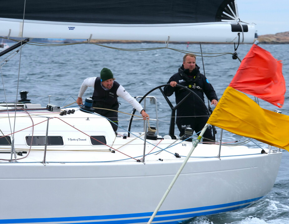 SØLV: Magnus Hedemark og Morten Christensen fikk like mange poeng som vinnerbåten.