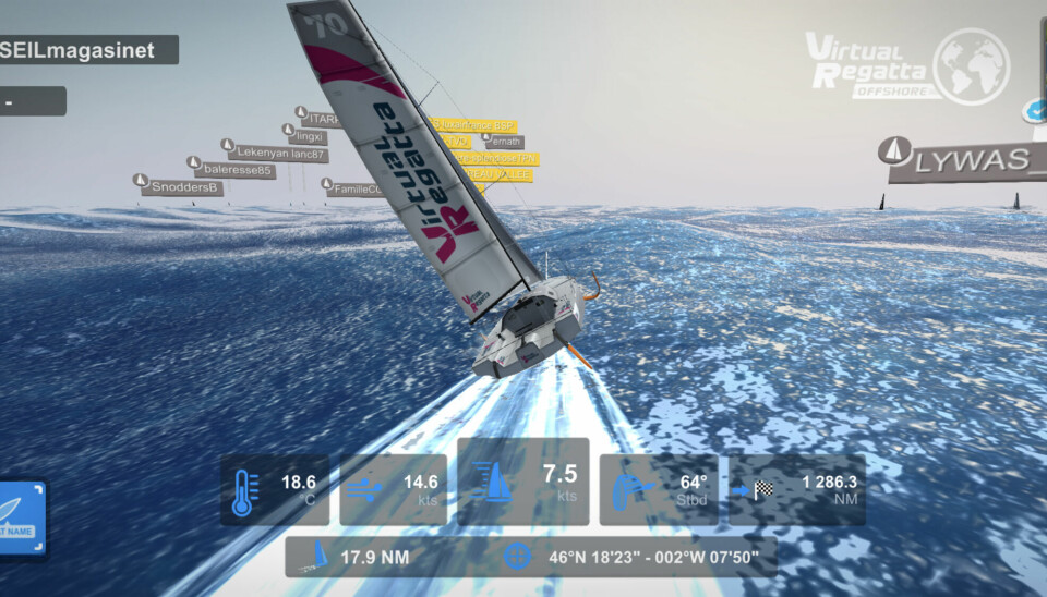 SPILL: VR Offshore kan du seile mot feltet.