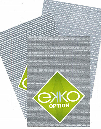 KVALITETER: EKKO leveres i tre ulike tykkelser. KVALITETER: EKKO leveres i tre ulike tykkelser.