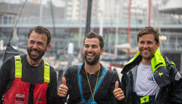 TRIO: Tredje til Pierre Le Roy, første til Tanguy Bouroullec og sølv til Fabio Muzzolini. TRIO: Tredje til Pierre Le Roy, første til Tanguy Bouroullec og sølv til Fabio Muzzolini.