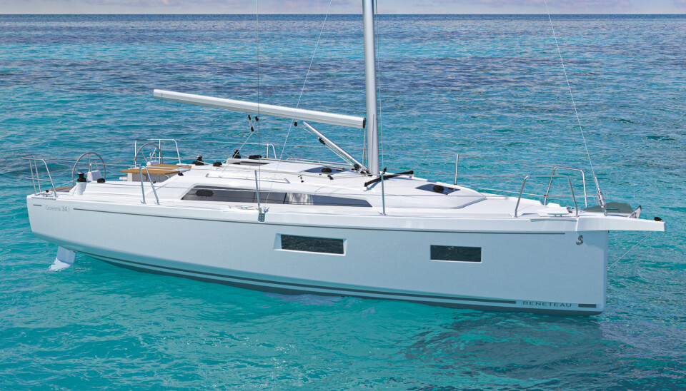 Beneteau: OCEANIS 34.1 hadde verdenspremier i La Rochelle, men blir testet i Spania.