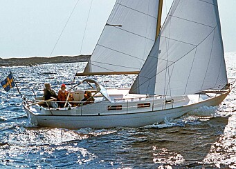 HALLBERG-RASSY: Monsun 32 ble første modell under Hallberg-Rassy navnet og ble en enorm suksess. HALLBERG-RASSY: Monsun 32 ble første modell under Hallberg-Rassy navnet og ble en enorm suksess.