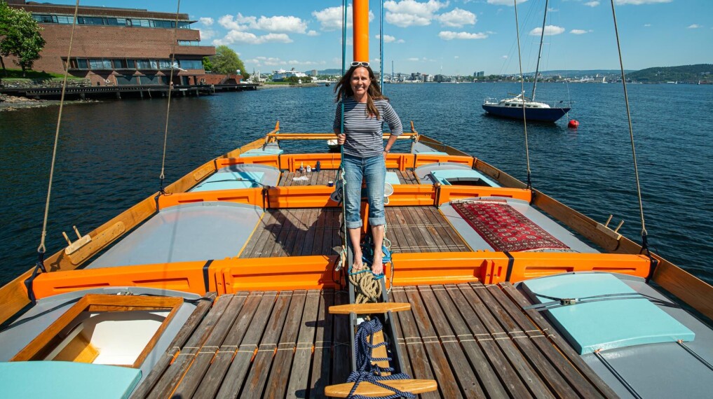 BARE BARE: Anne Nygren og mannen hennes bygde 38-foteren Bare Bare, demonterte den og fraktet den til Stillehavet. BARE BARE: Anne Nygren og mannen hennes bygde 38-foteren Bare Bare, demonterte den og fraktet den til Stillehavet.
