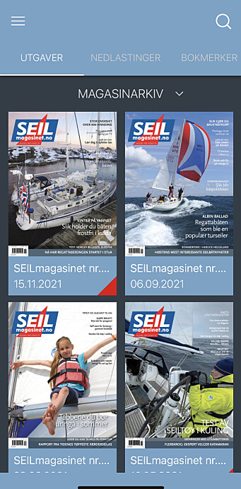 APP: Vi har laget egen app for SEILmagasinet, både for iOS og Android som gjør at du kan lese oss på pad og mobil. APP: Vi har laget egen app for SEILmagasinet, både for iOS og Android som gjør at du kan lese oss på pad og mobil.