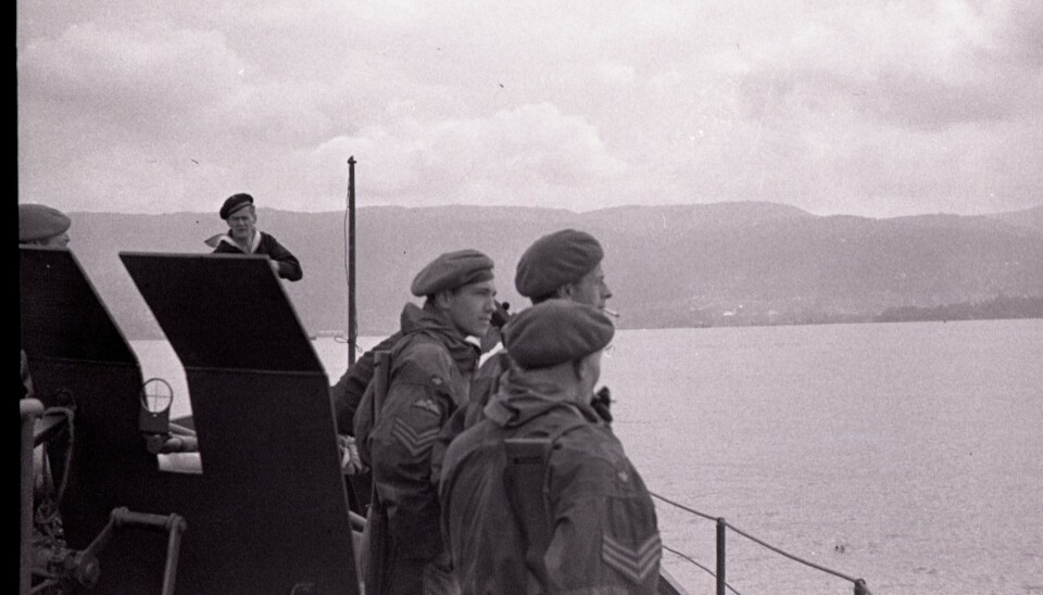 Linge-karer på vei hjem 15. mai 1945