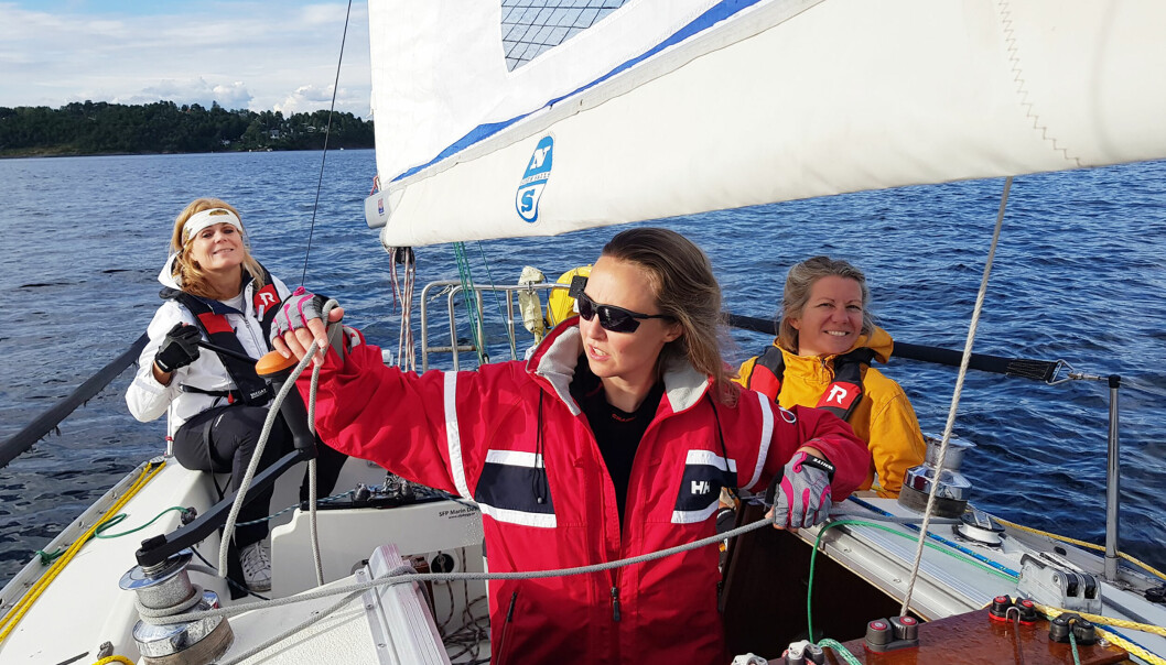 EXPRESS: Bundefjorden Seilforening har en Express som damene bruker til regatta og tur.