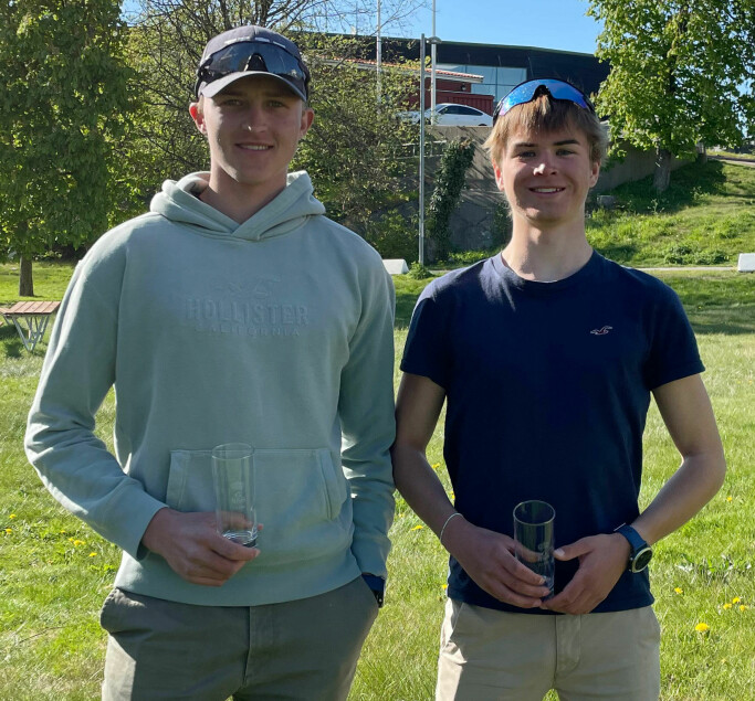 TIL VM: Emil Forslund (t.v) og Balder Støen er favoritter til å bli norske deltagere i junior-VM i Nederalnd.