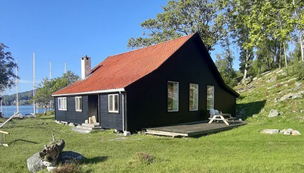 Hytten på Langøy slik den fremstår i dag. Foto: Per Chr. Thorsen Hytten på Langøy slik den fremstår i dag. Foto: Per Chr. Thorsen