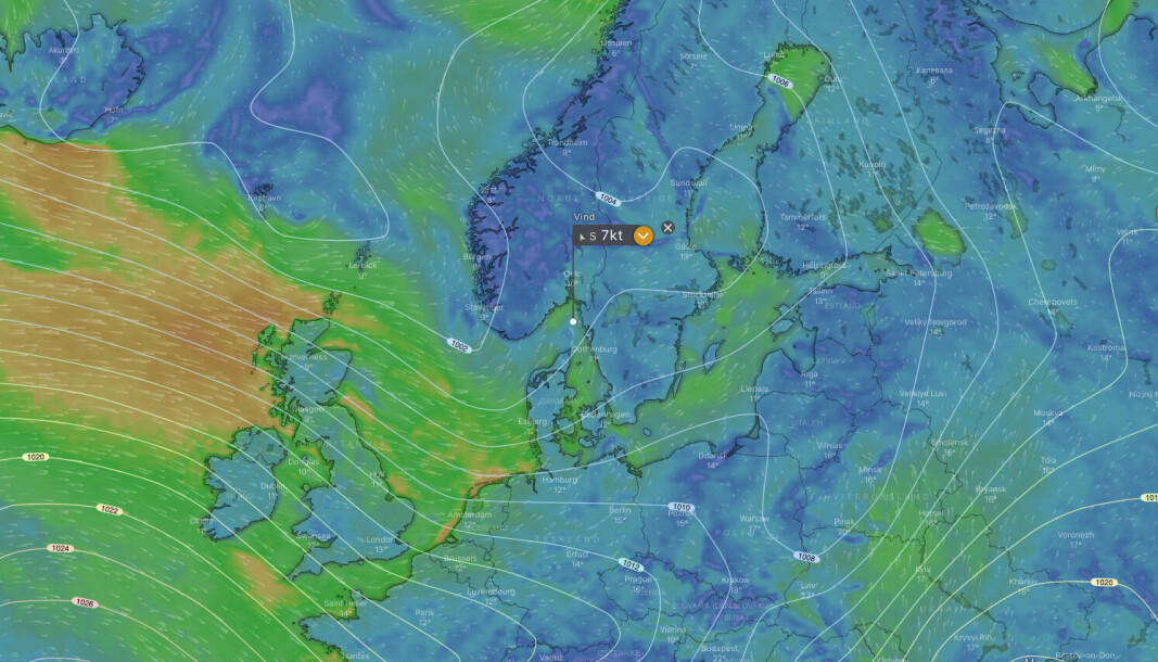 MIDNATT: Det blir en lang kryss sydover langs svenskekysten under Skagen Race. MIDNATT: Det blir en lang kryss sydover langs svenskekysten under Skagen Race.