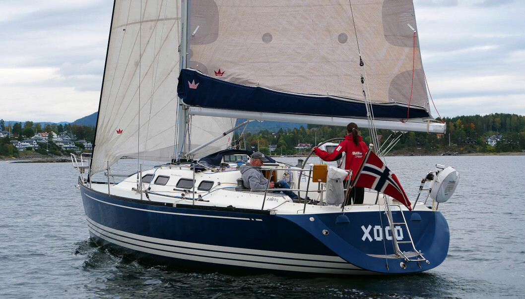 MOTVIND: «Xoco» er klar for tøffere forhold enn det her. MOTVIND: «Xoco» er klar for tøffere forhold enn det her.